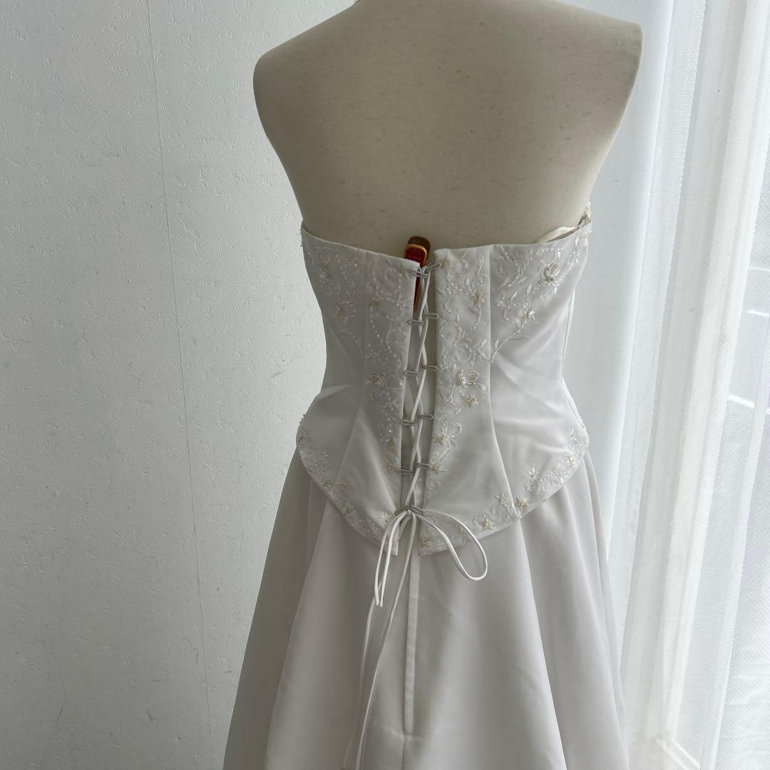 ⬜︎ ウエディングドレス 【21】 matsuo ホルダーネック　花嫁　刺繍