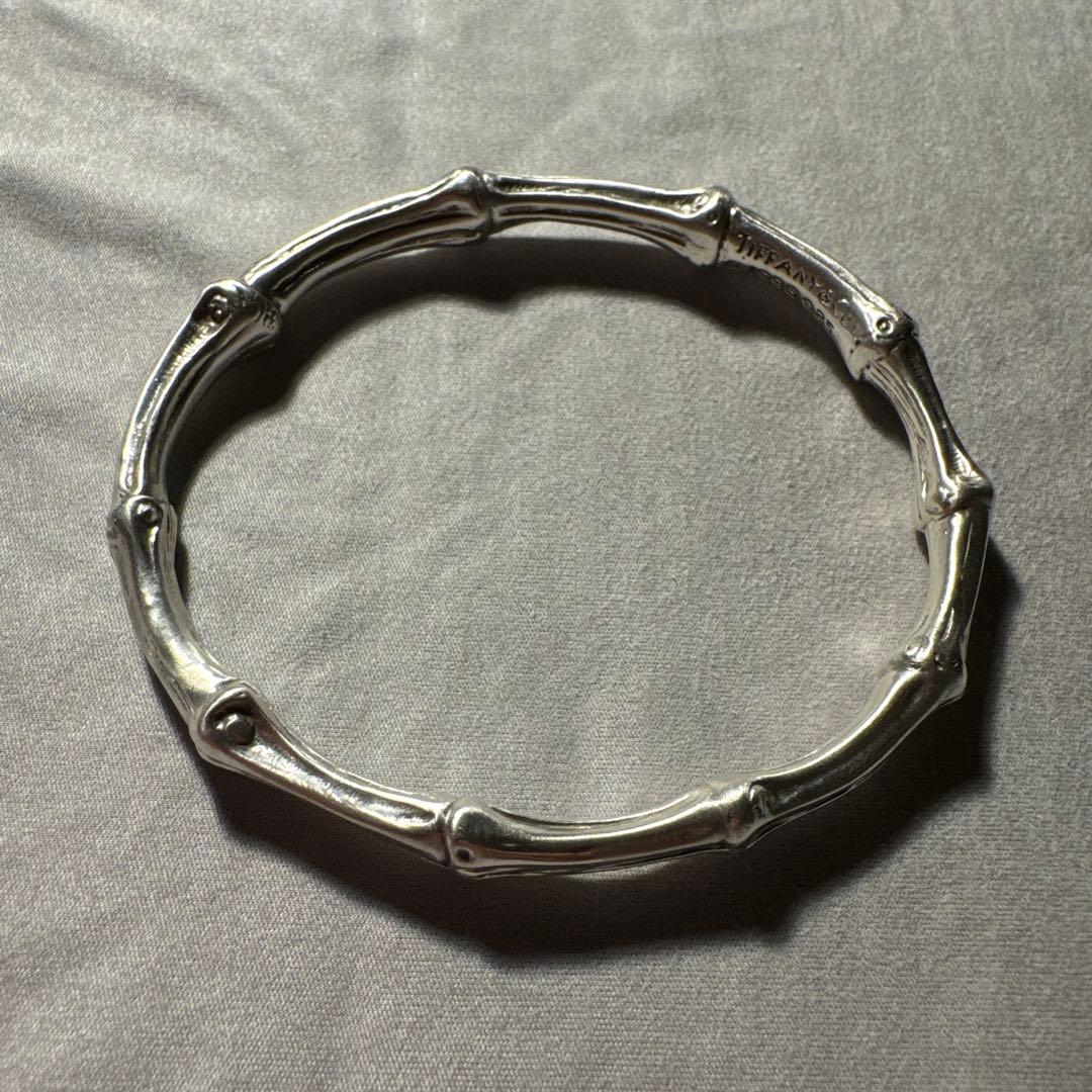 美品　Tiffany&Co. ティファニー　バンブー バングル ブレスレット