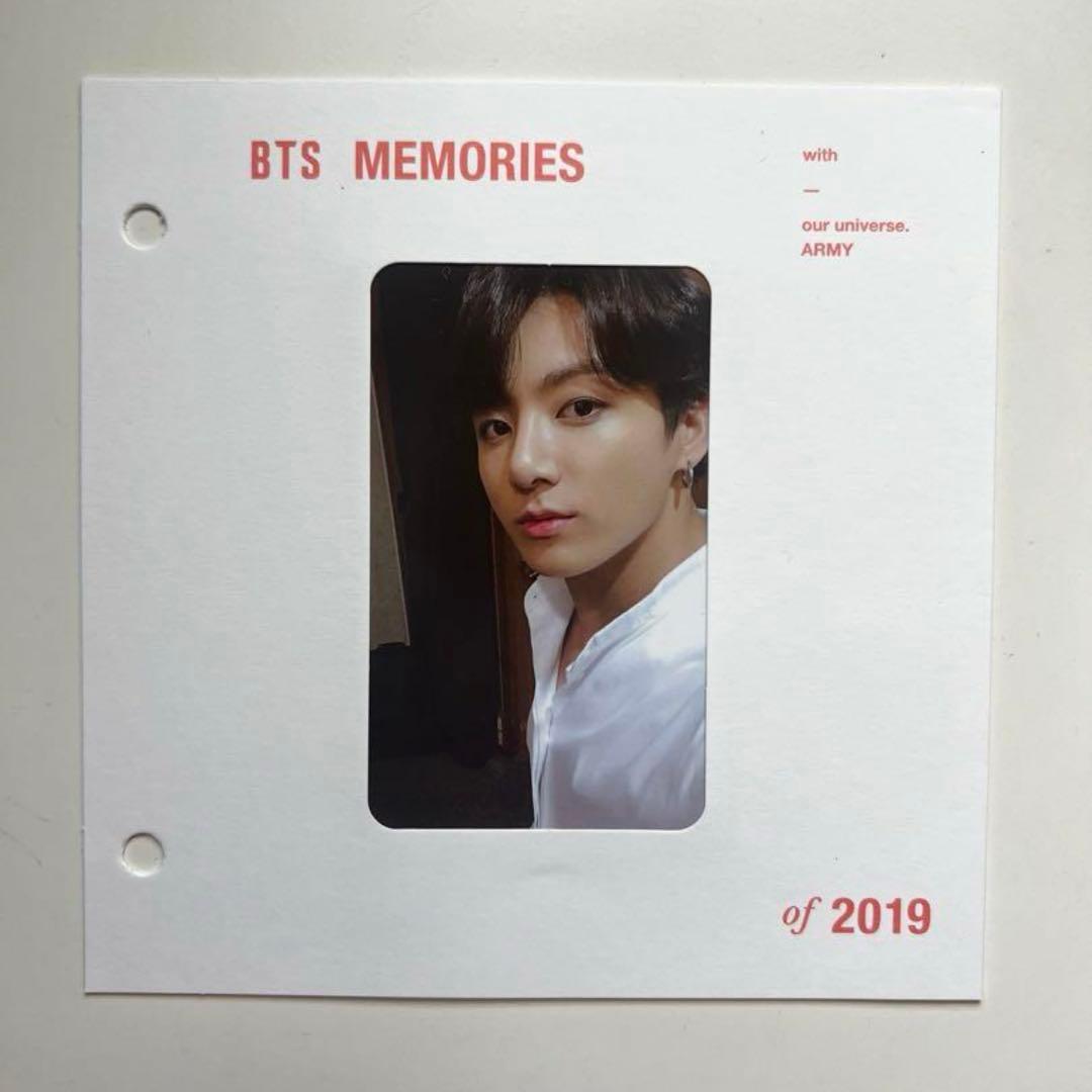 【匿名配送】BTS メモリーズ 2019 トレカ ジョングク　JUNGKOOK