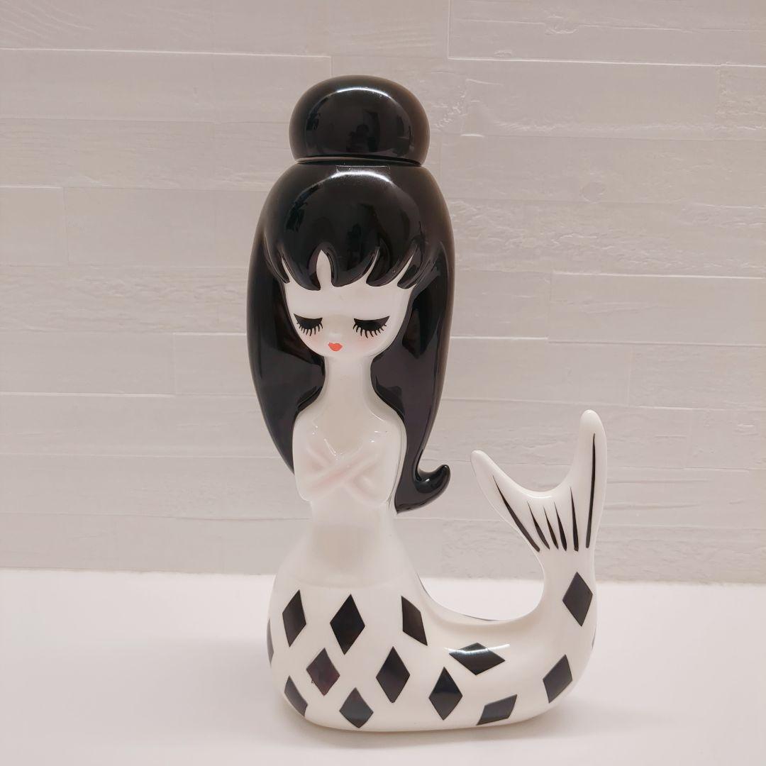 希少✨️美品　RUNE　内藤ルネ　人魚姫　マーメイド　陶器　黒
