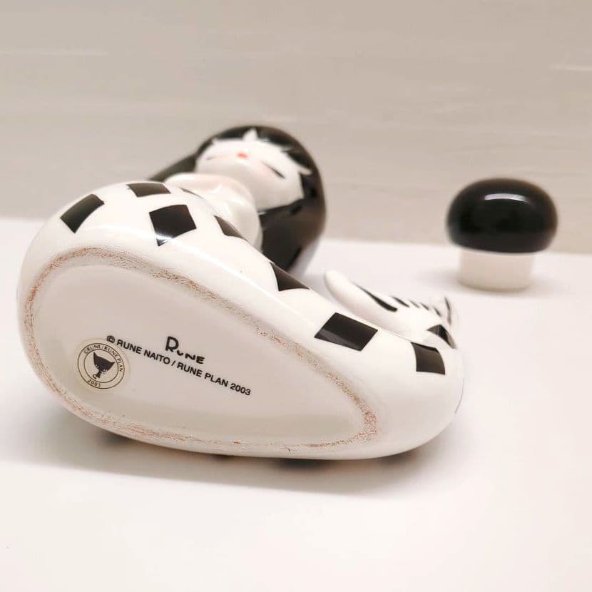 希少✨️美品　RUNE　内藤ルネ　人魚姫　マーメイド　陶器　黒