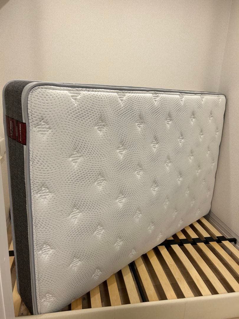 上質美品 フランスベッド製 セミダブルマットレス LT9900PW Mソフト