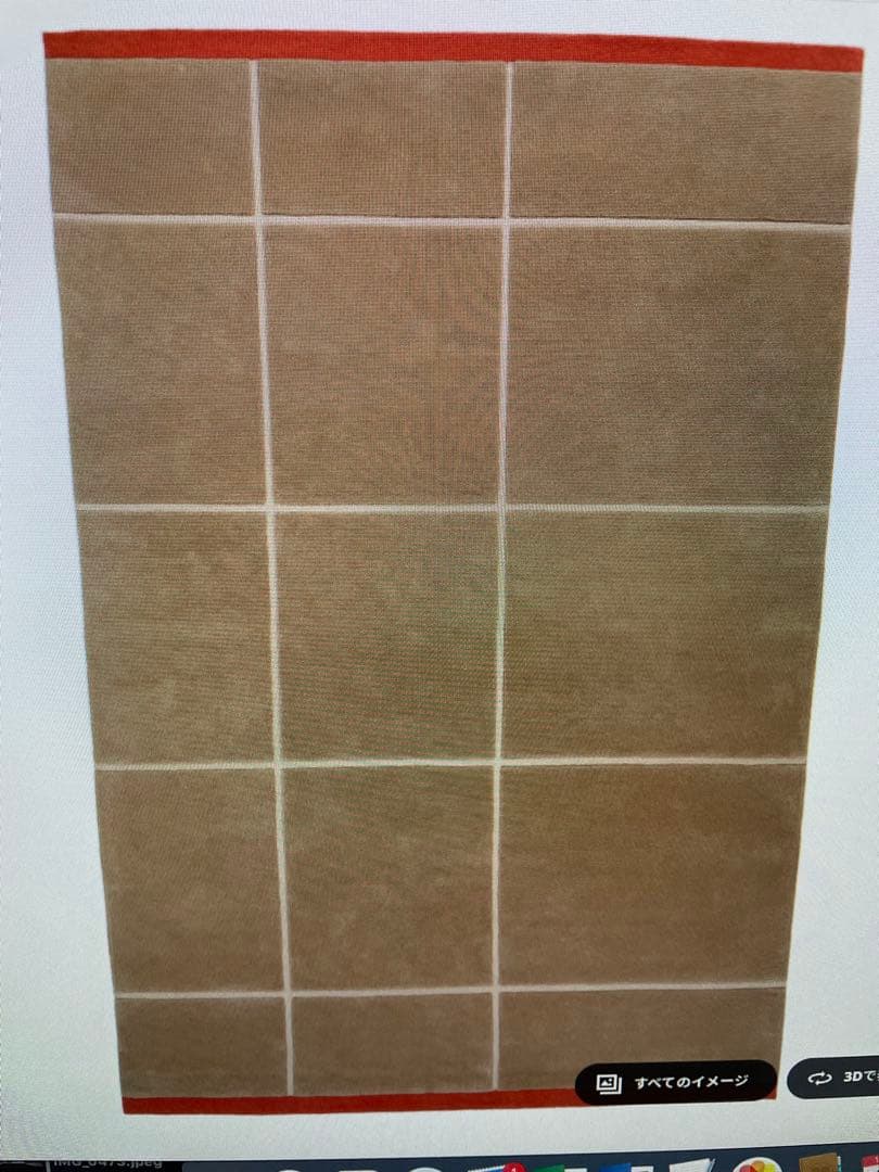 IKEAラグ厚めウール200cm×300cm撮影使用のみ美品無料お届けエリア限定