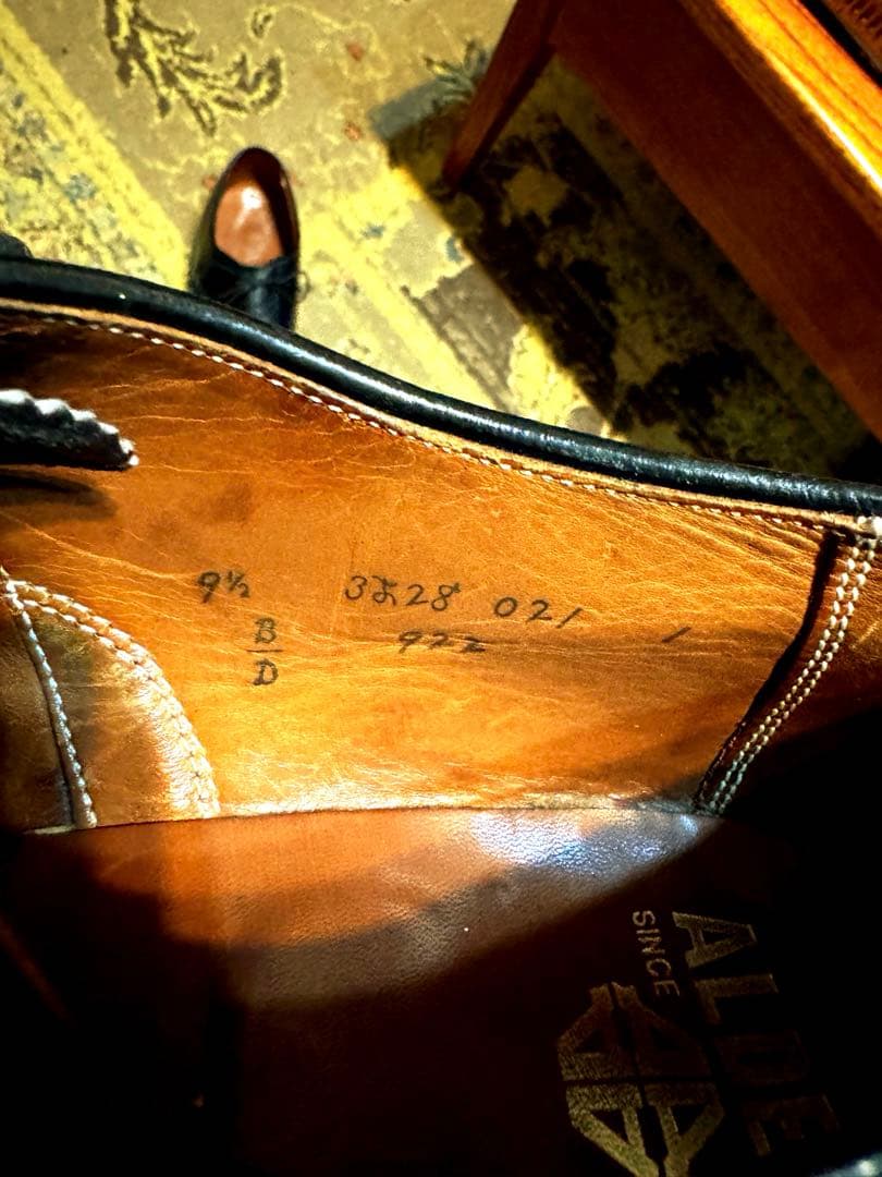 ダーくん　オールデン ストレートチップ 美品 US9 1/2 D