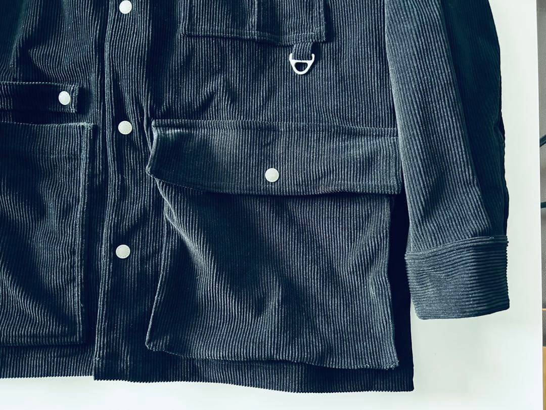 garage green works コーデュロイカバーオール 黒