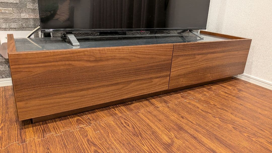 【LOWYA】幅140cm 日本製 ステンレス天板 ローボード テレビ台