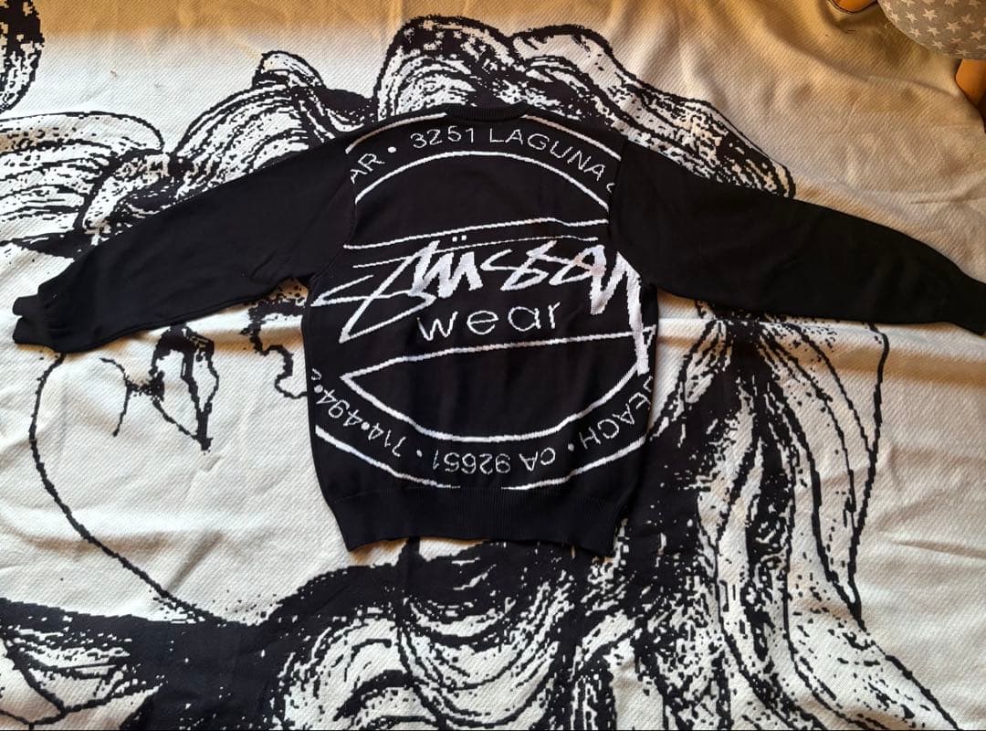 Stussy グラフィックプリント セーター L