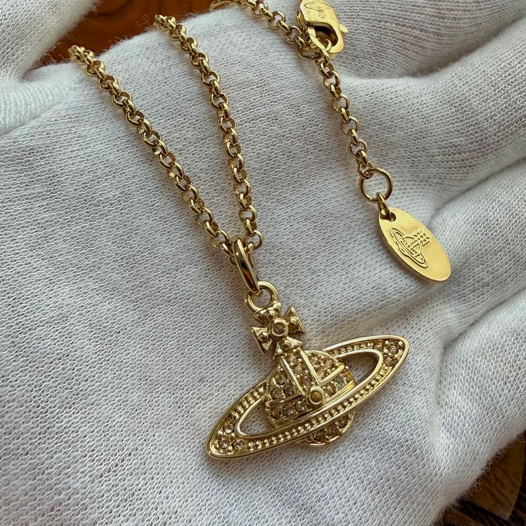 正規品/美品Vivienne Westwood オーブ バスレリーフ ネックレス