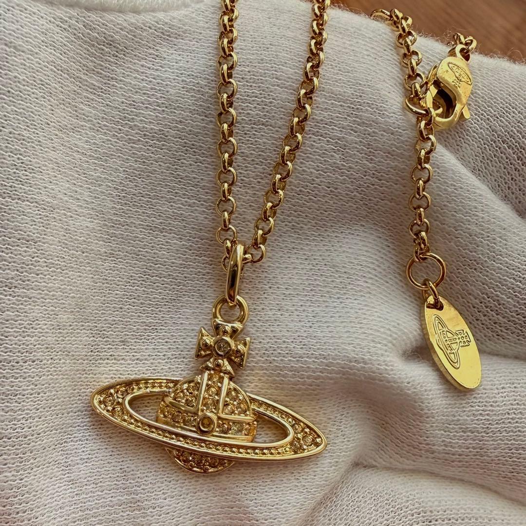 正規品/美品Vivienne Westwood オーブ バスレリーフ ネックレス