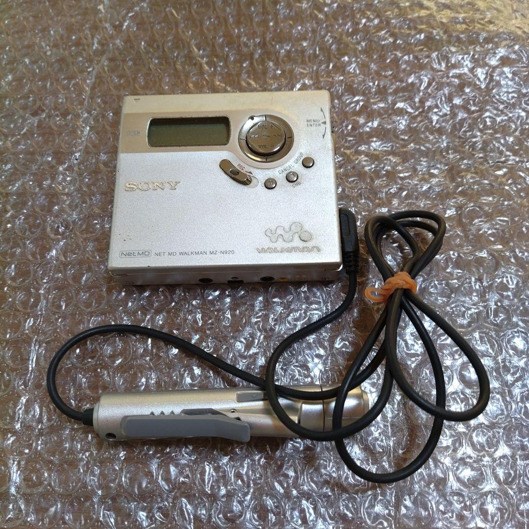ソニー　MD ウォークマン　MZ−N920　管理ナンバー81