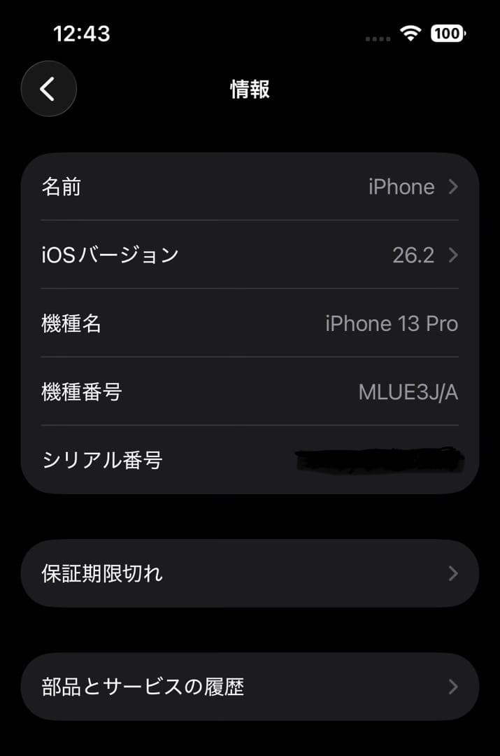 【美品】iPhone 13 Pro シルバー（容量：128GB） SIMフリー