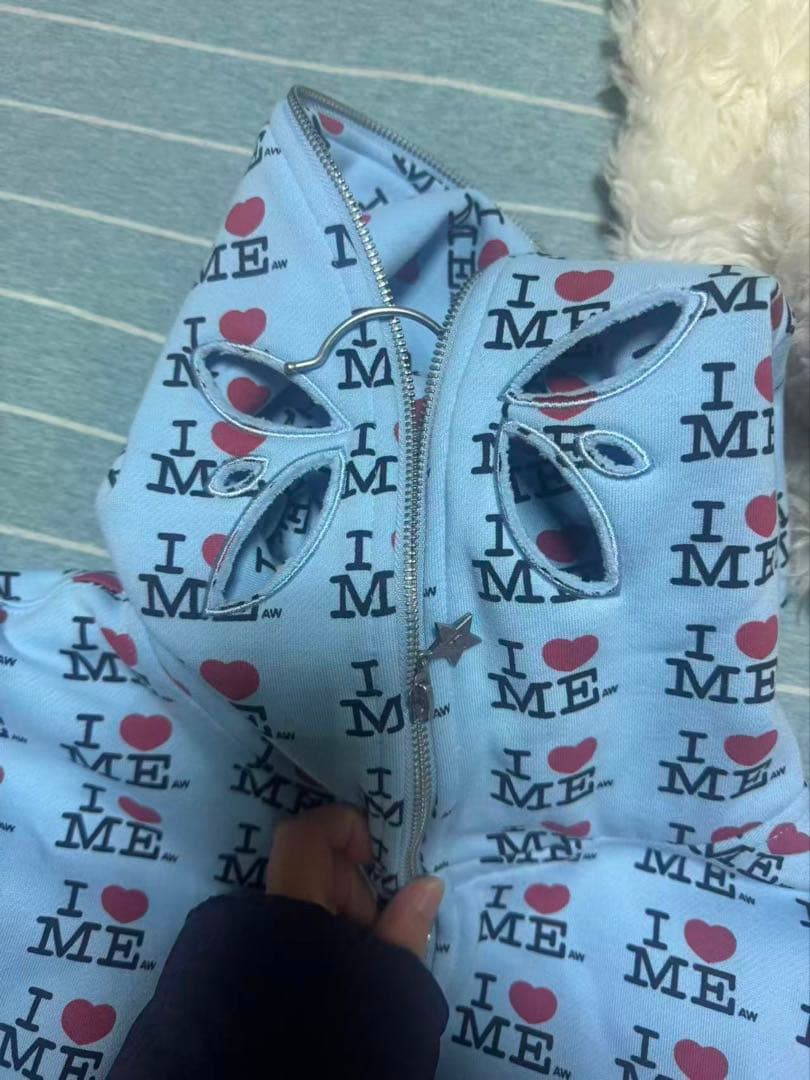 廃盤　Ashley Williams I ♥︎ ME 水色　パーカー