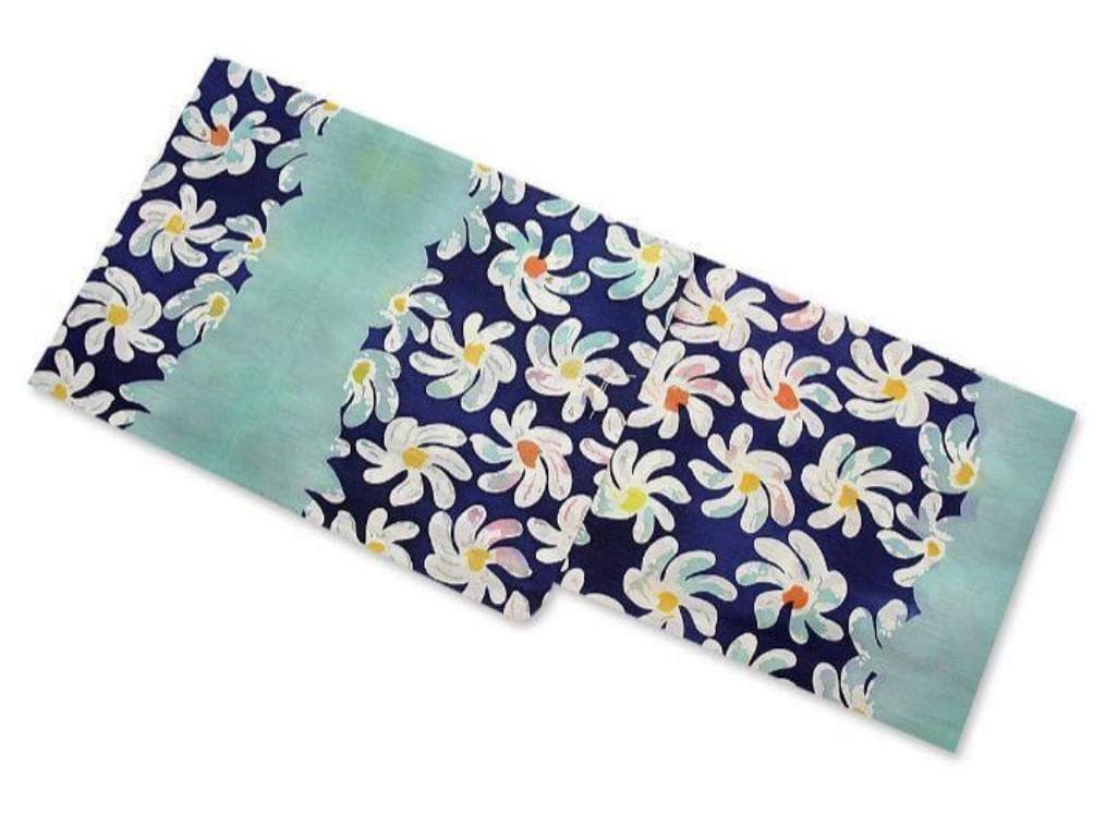 ◆日本製最高級注染◆ツモリチサト高級ブランド浴衣◆マーガレット柄◆呉服店購入◆