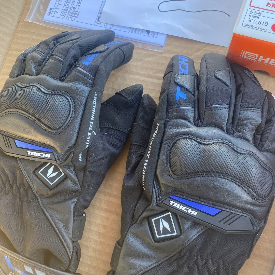 TAICHI eHEAT グローブ バッテリーセット付美品　Ｍサイズ