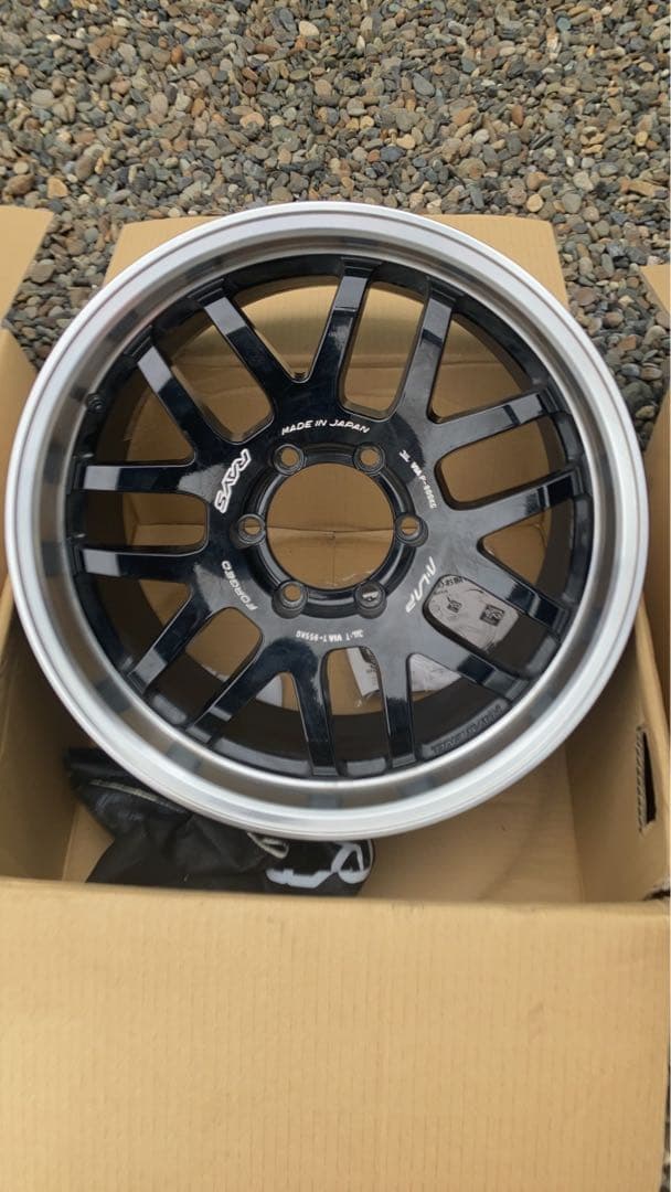 nazzさま専用⭐︎① Rays 18インチ ホイール ブラック/シルバー