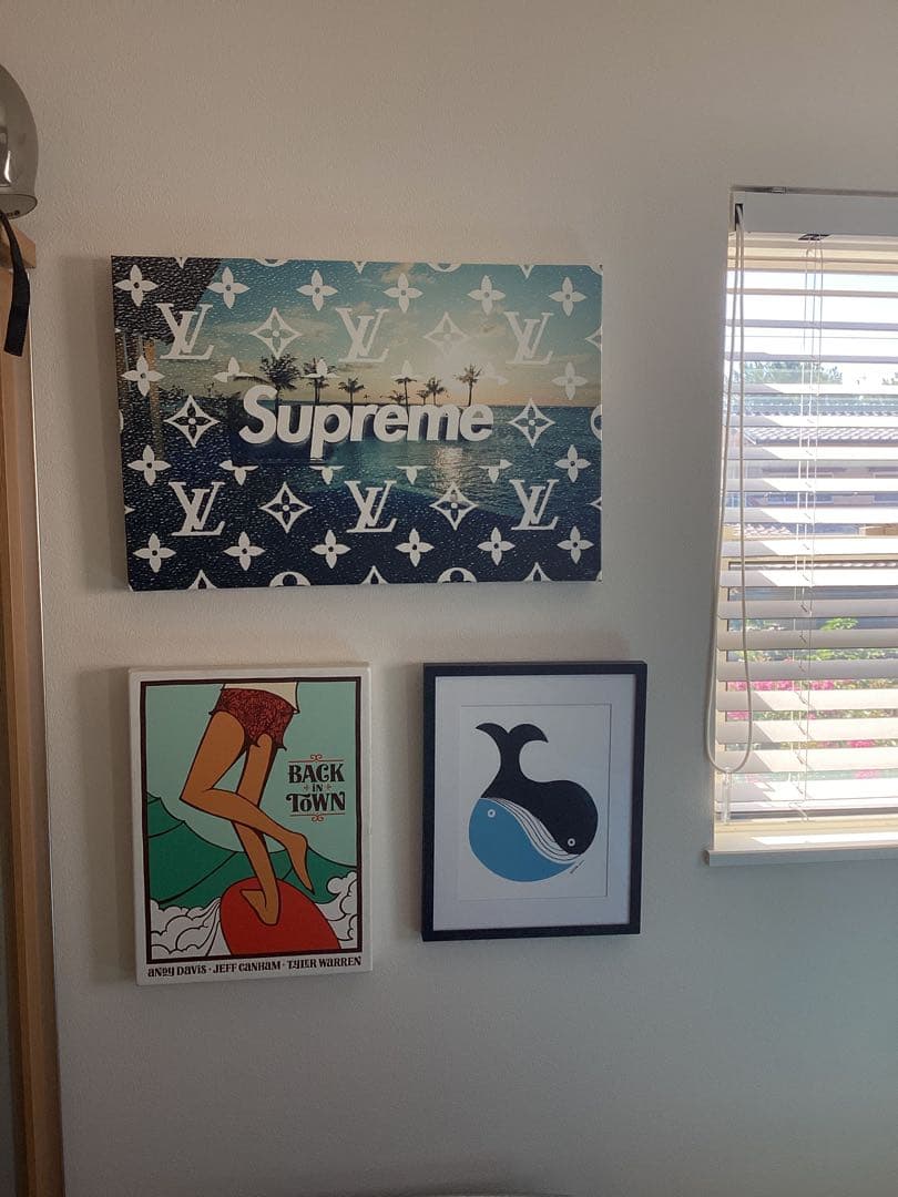 アモアアートSupreme Louis Vuitton アートパネル