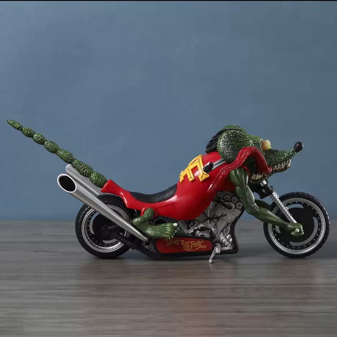 RAT FINK アクションフィギュア バイク付き