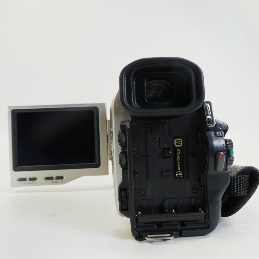 動作品ソニー DCR-TRV10 Mini DVビデオカメラDVDダビングに最適