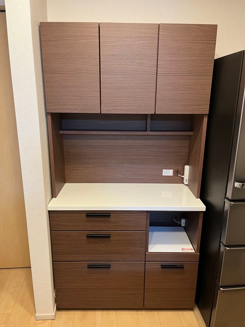 【888】(送料込み) ニトリ キッチンボードソレル(100KB MBR)