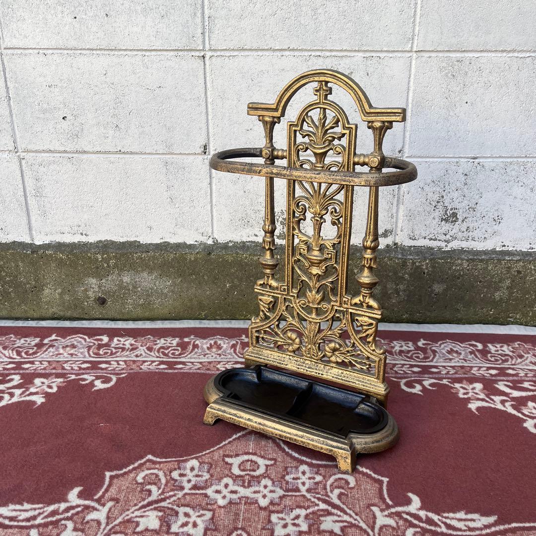 アンティークデザイン◾️アイアン鉄製 傘立て アンブレラスタンド 玄関収納