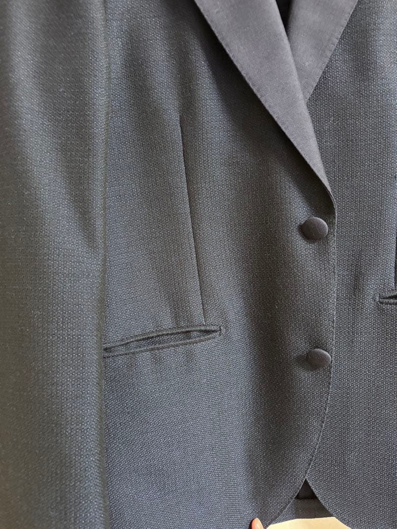 美品　LARDINI ラルディーニ　ジャケット　モヘアウール　ネイビー　44 S