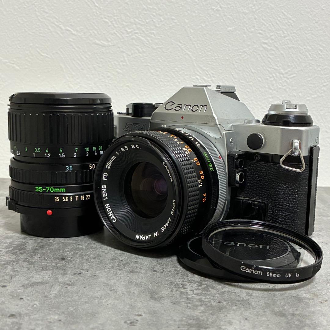 ⭐️美品⭐️モルト交換済⭐️Canon AE-1 PROGRAM ＋レンズ2本