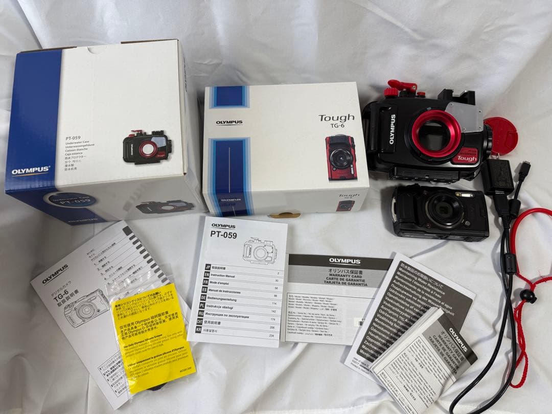 ★ひ★TG-6 PT-059 オリンパスカメラ 防水プロテクター 合計2点