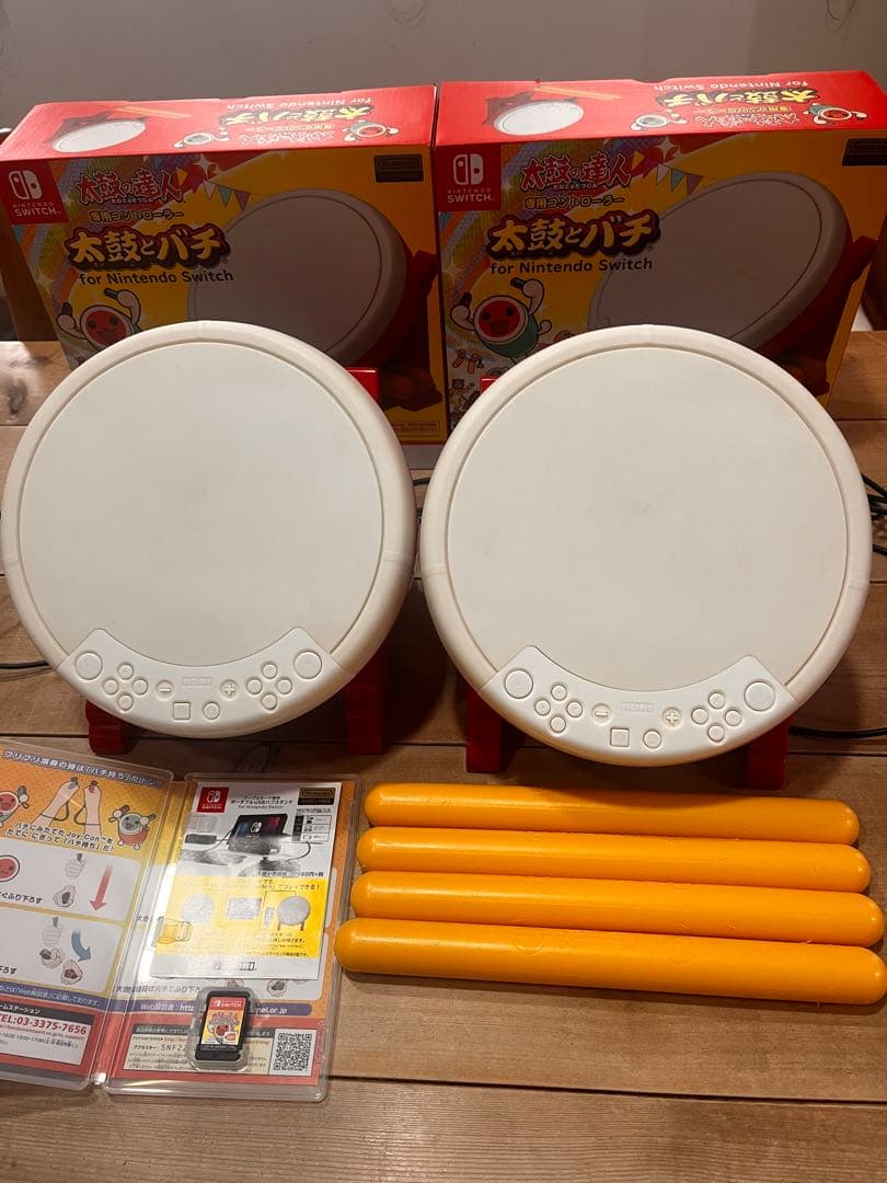 太鼓の達人switchバージョンソフト&タタコン2台セット