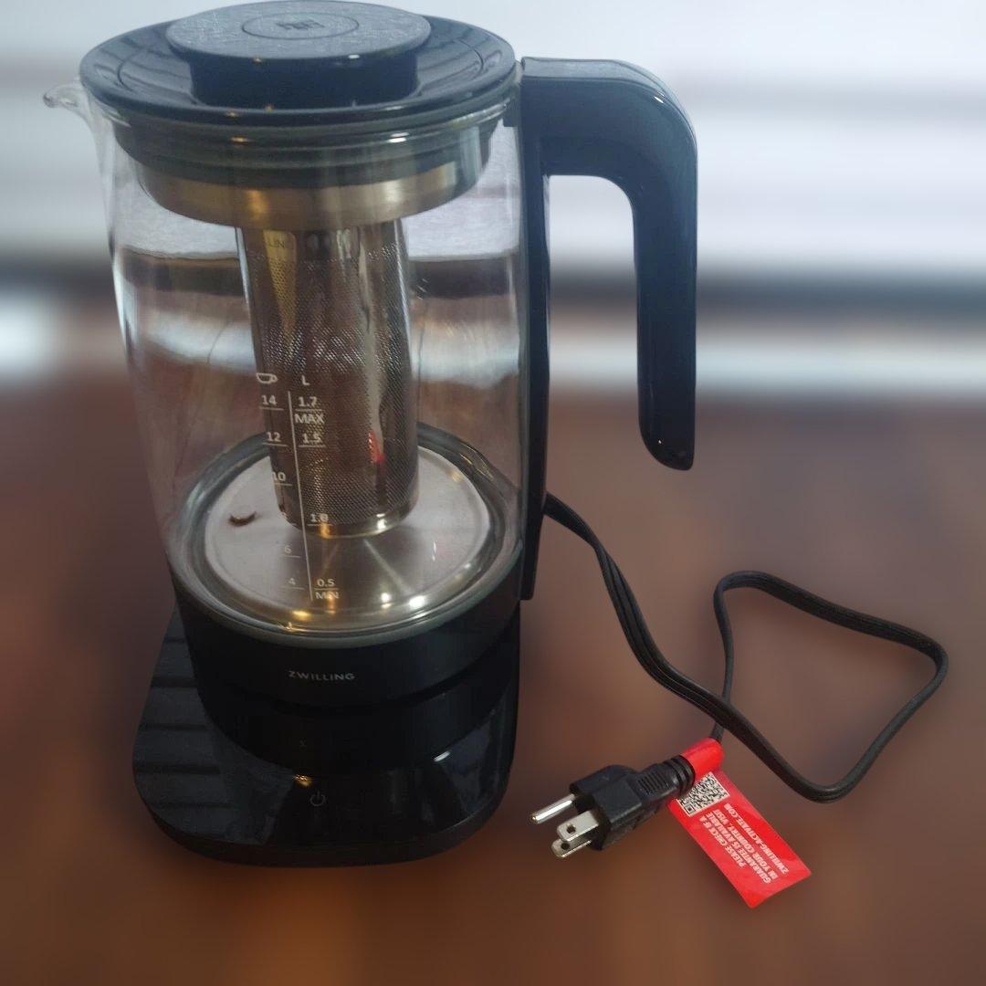 日本未発売色　ZWILLING ヨーロピアン電気ケトル ブラック 1.7Lポット