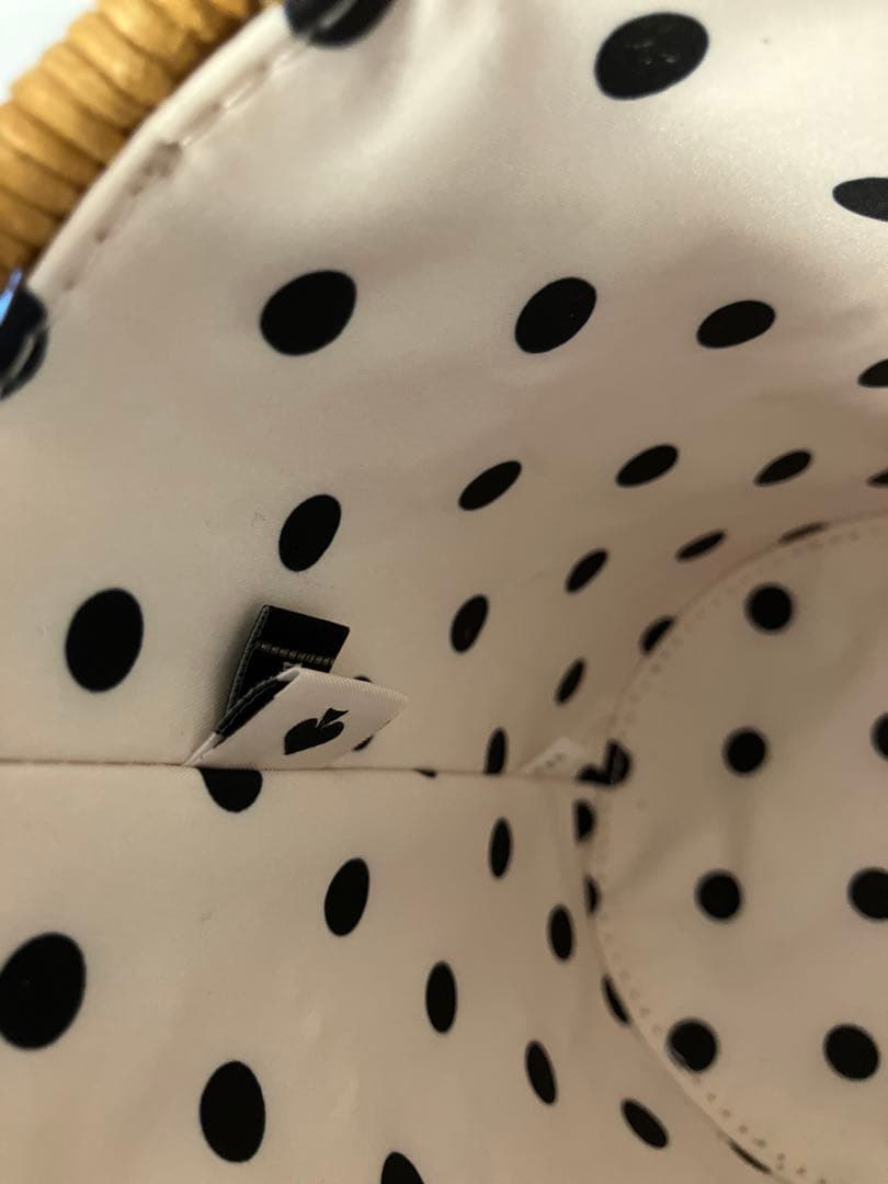 kate spade フラワー装飾 かごバッグ