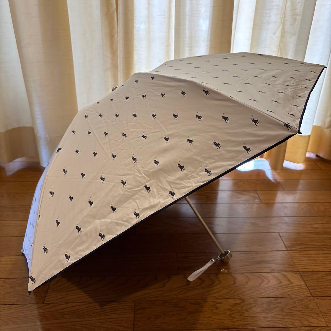 ラルフローレン　折りたたみ日傘　晴雨兼用