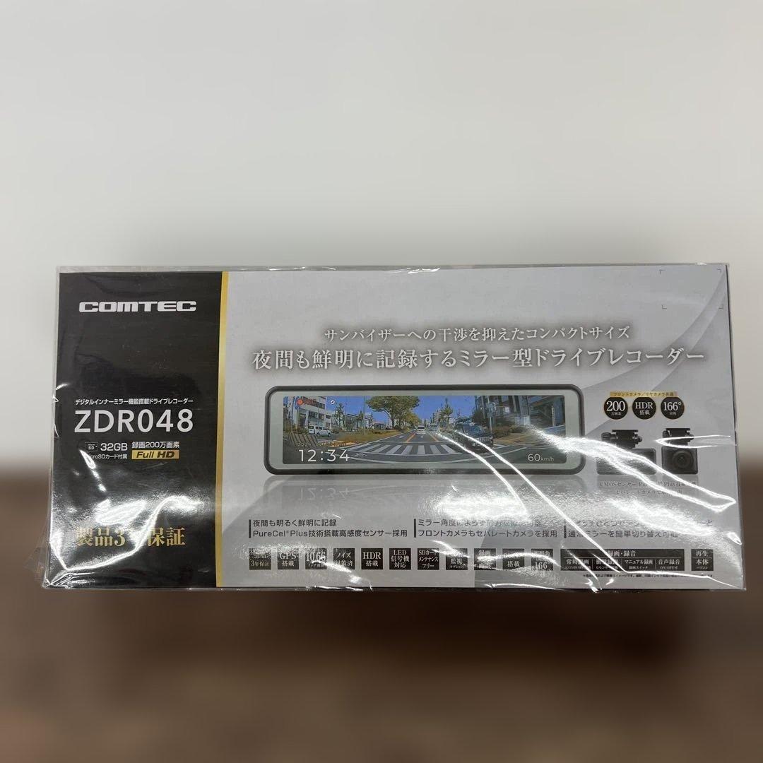 12585 コムテック ミラー型ドライブレコーダー ZDR048
