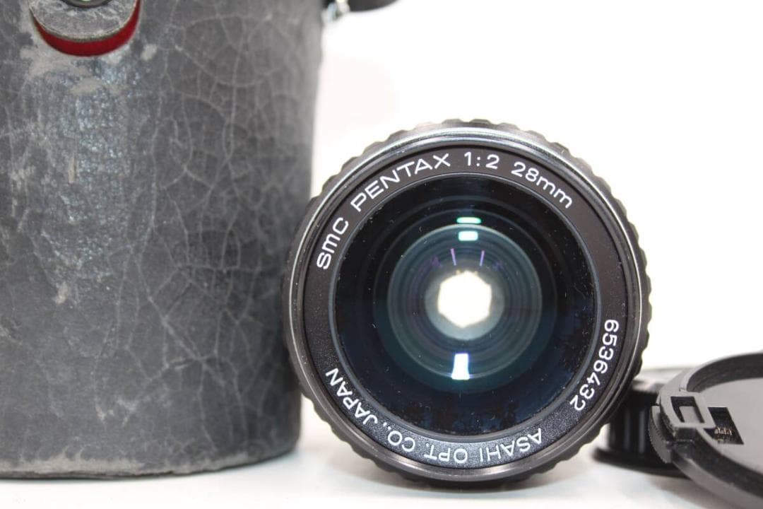動作品 SMC PENTAX 28mm F2 希少なレンズケース他付き