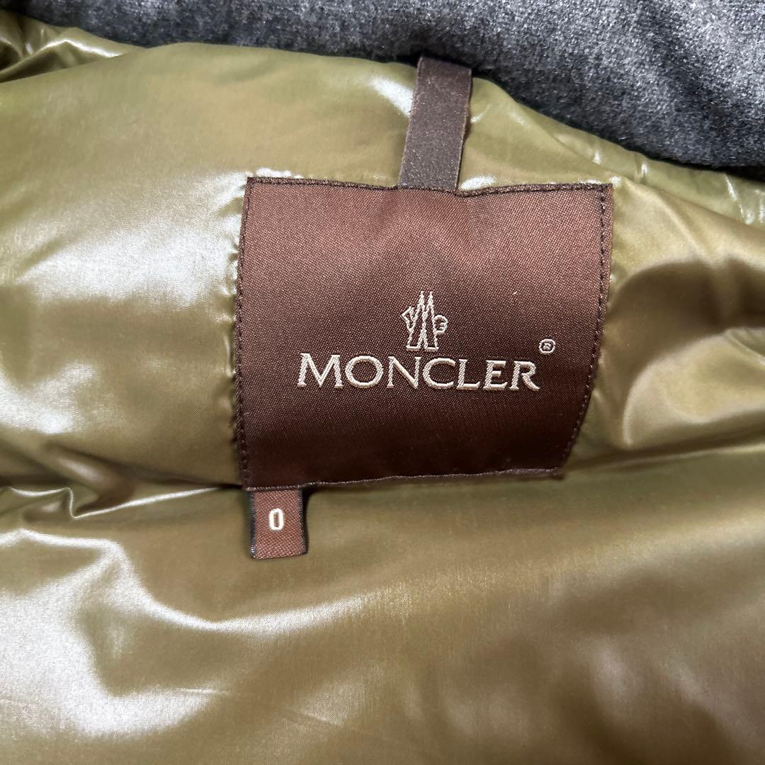 MONCLER グレー ダウンベスト サイズ0 別注　レア