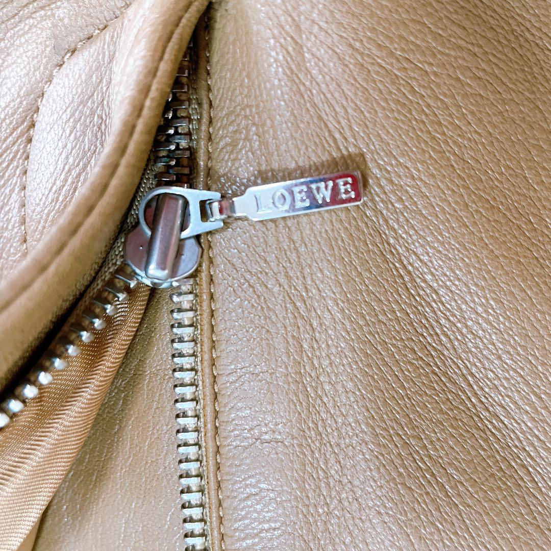 レア✨ロエベ　LOEWE　仔羊　レザー　レザーパンツ　キャメル　ユニセックス