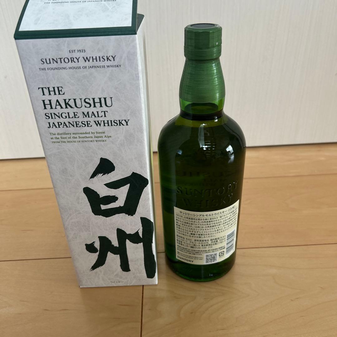 箱付き、サントリー 白州 シングルモルトウイスキー 700ml 新品未開封