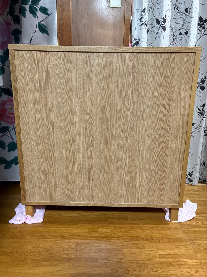 無印良品　タモ材4段チェスト　廃盤品　たのメル便で発送