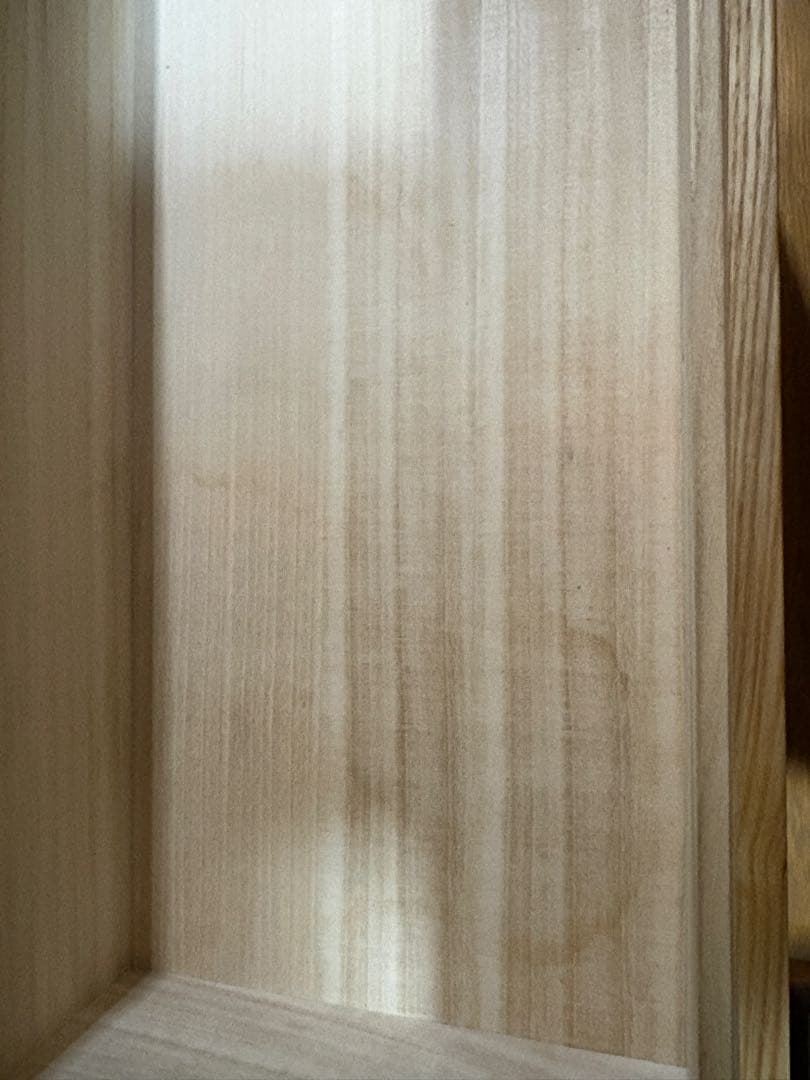 無印良品　タモ材4段チェスト　廃盤品　たのメル便で発送