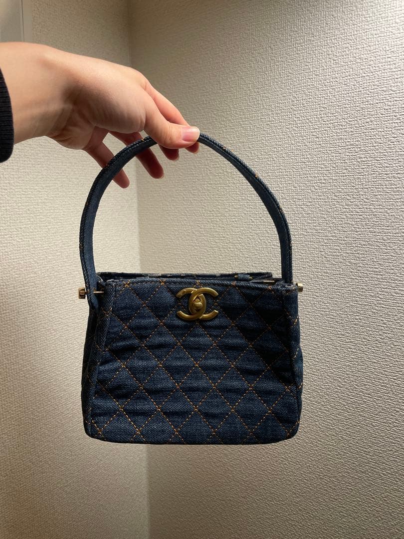 CHANEL デニム キルティングバッグ　ノベルティ