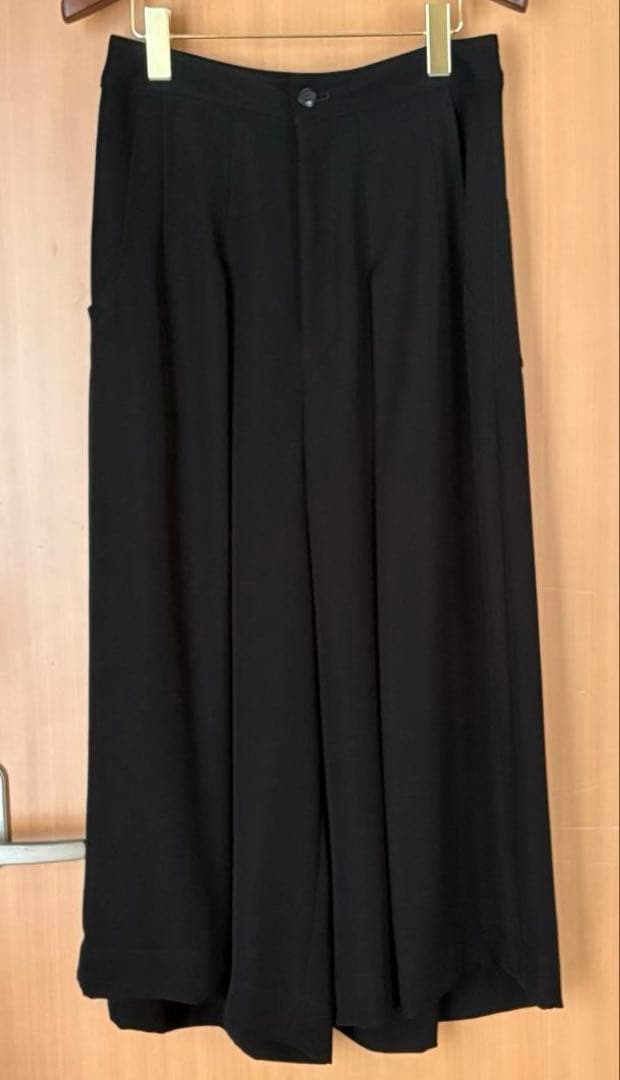 LIMI feu リミフゥ ワイドパンツ　ブラック　黒