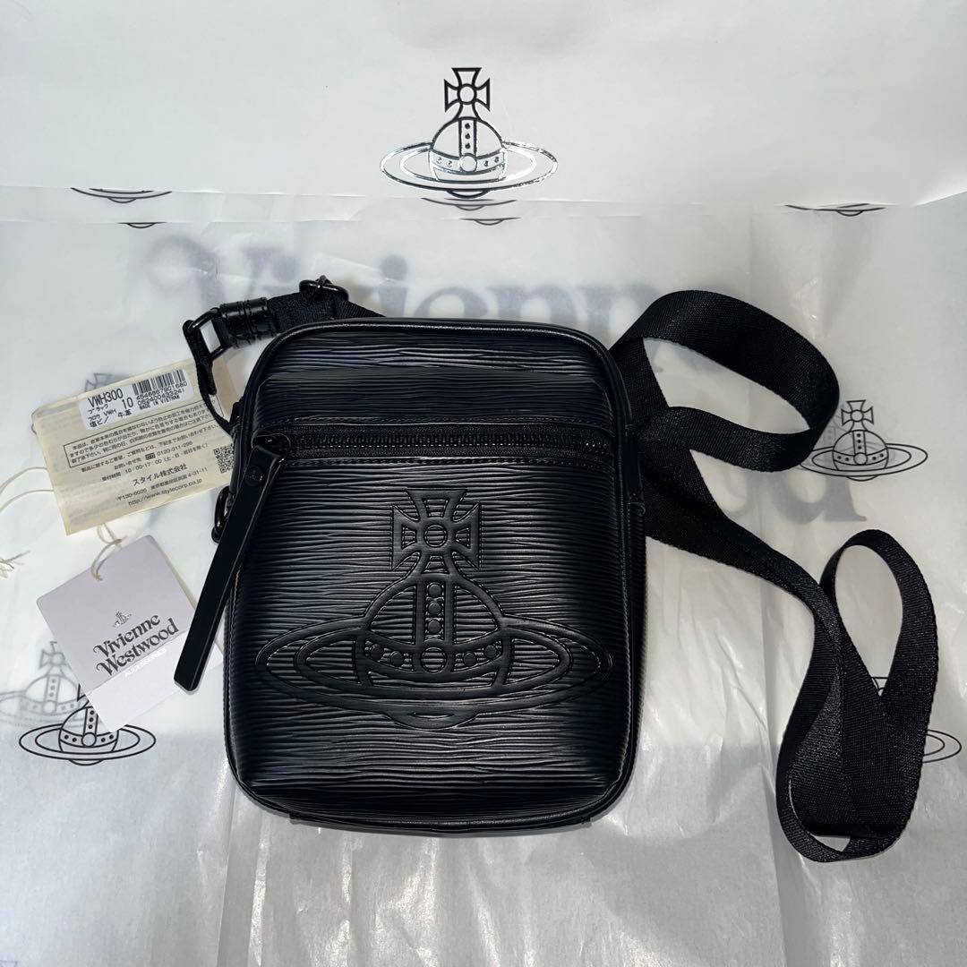 ユニセックスVivienne Westwood ブラックショルダーバッグ