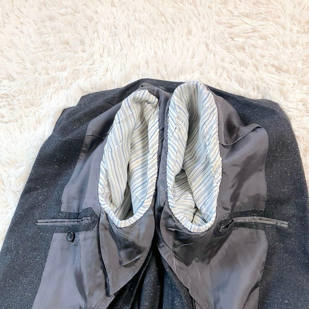 【超美品・伊生地】EDIFICE　スーツ　CERRUTI　46　春夏秋　シルク