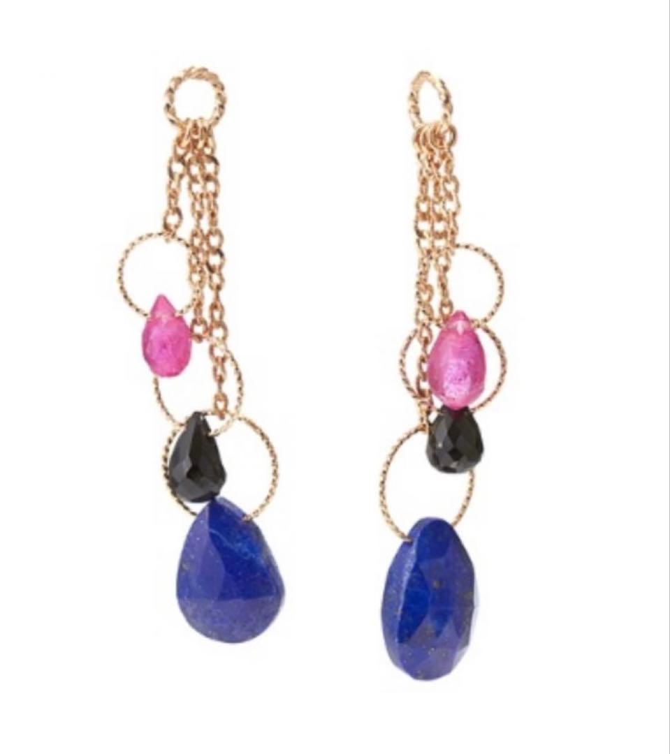 agete k10ピアスチャーム 天然石