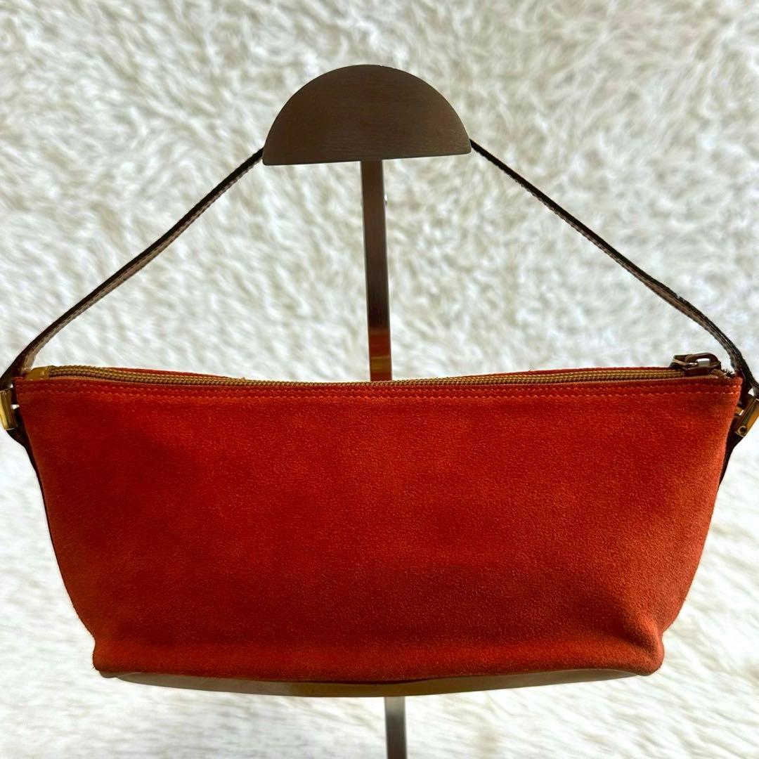 グッチ GGキャンバス アクセサリーポーチ ハンドバッグ ポーチ オレンジ