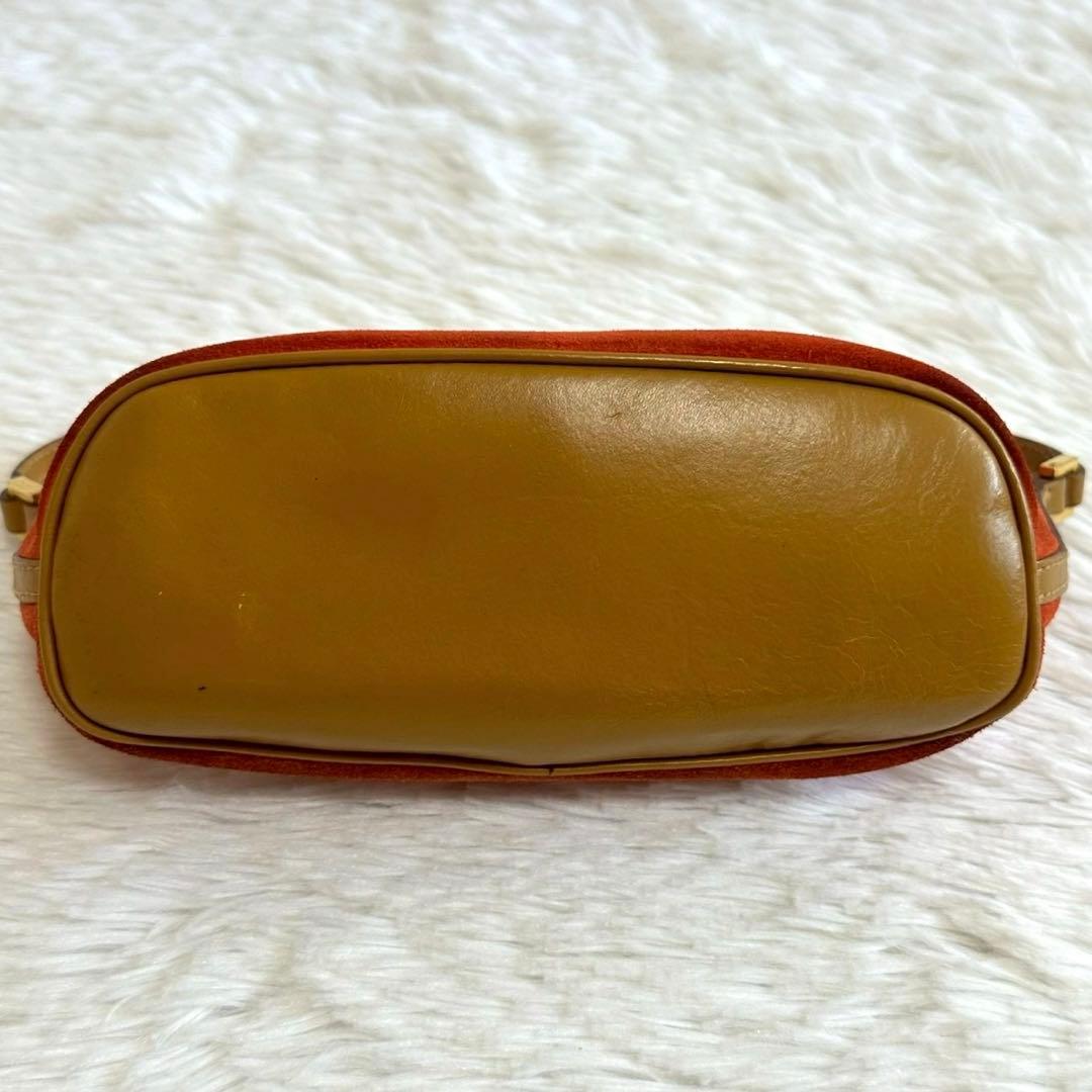 グッチ GGキャンバス アクセサリーポーチ ハンドバッグ ポーチ オレンジ