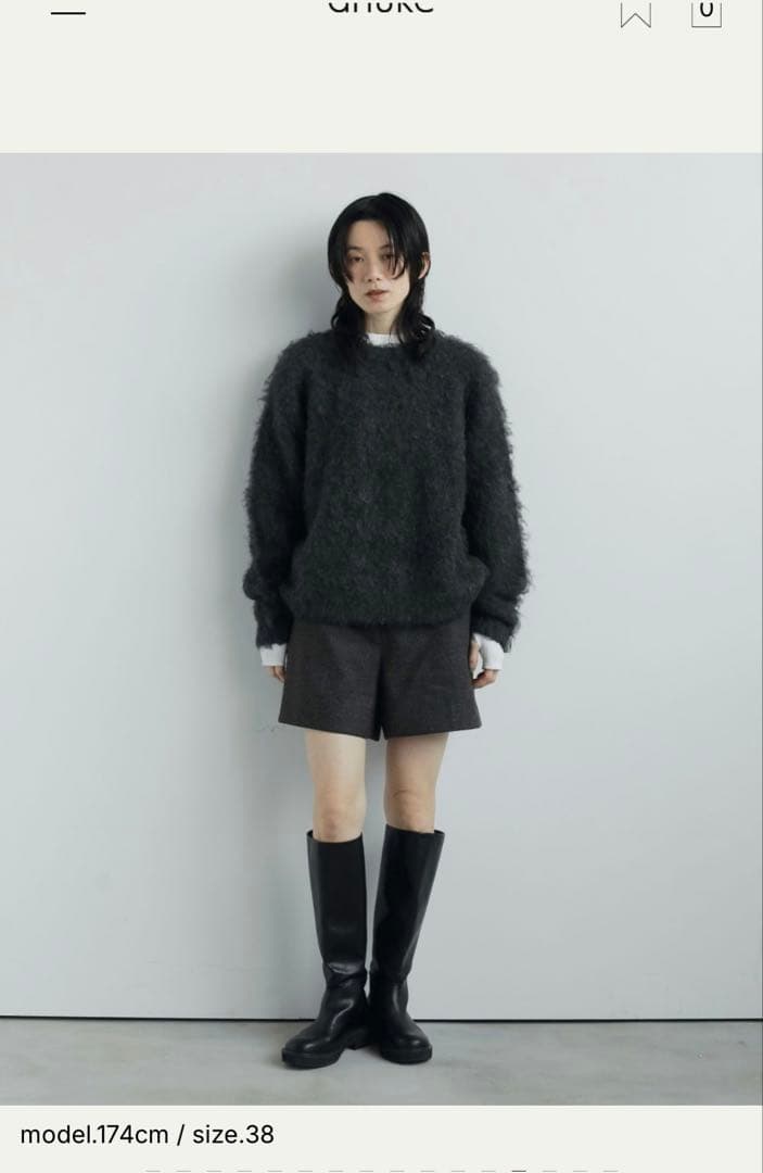 【新品未使用タグ付き】anuke Herringbone Short Pants