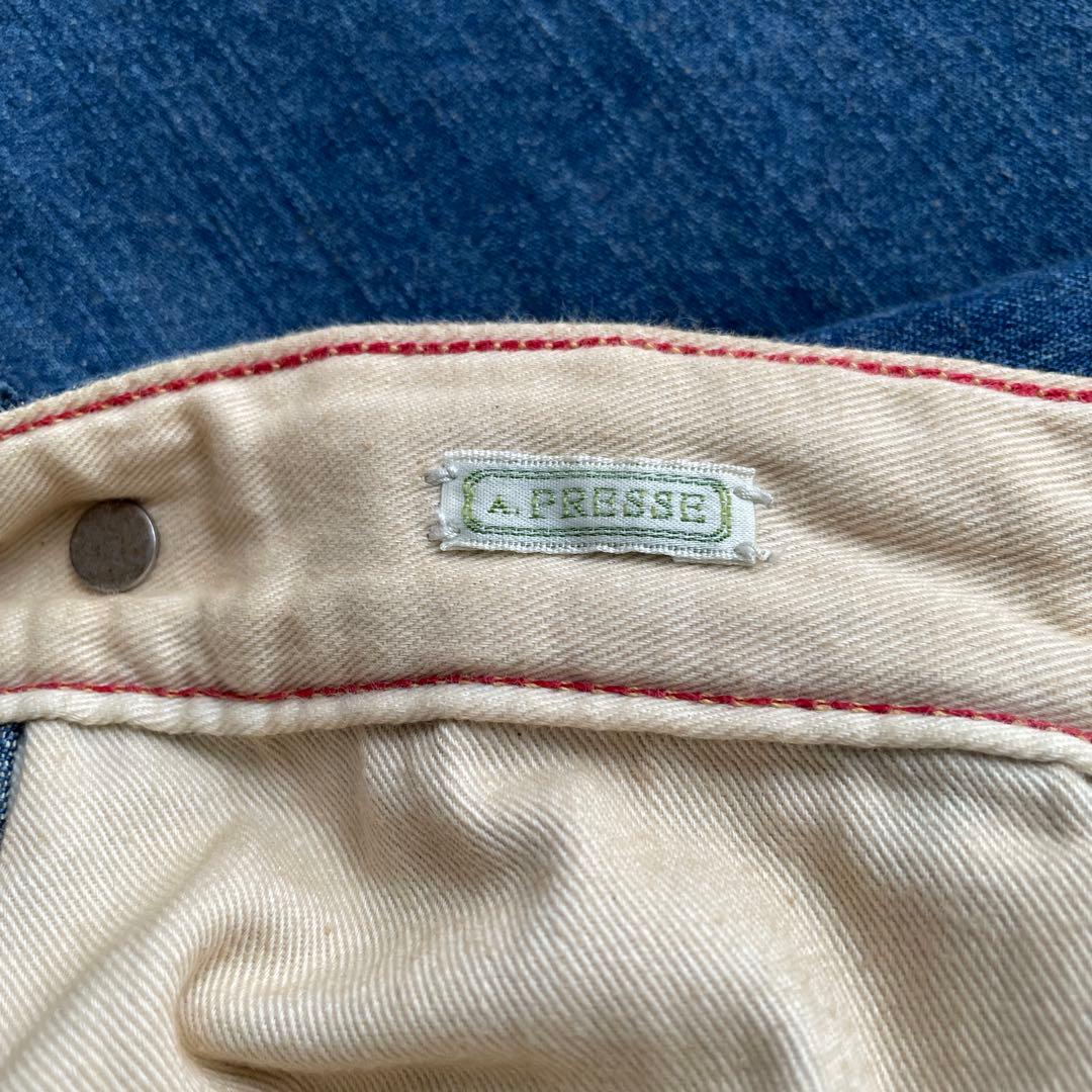 アプレッセ　デニムペインターパンツ　サイズ2