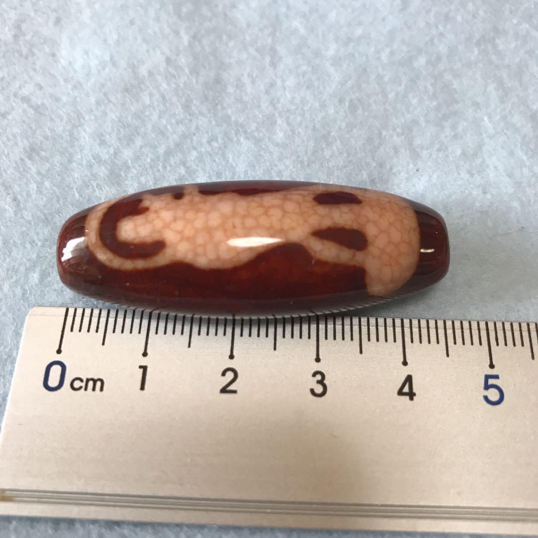 超激レア‼︎ 赤龍紋　平型　弁財天天珠 ガネさん