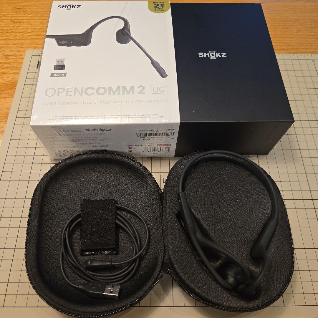 イヤホン SHOKZ OpenComm 2 UC (USB-A)