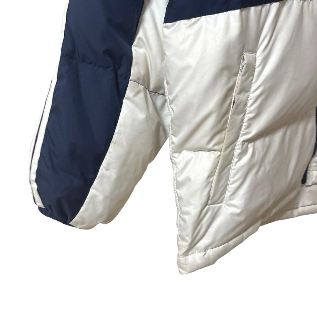 adidas ダウン ジャケット ネイビー/ホワイト 90s ビンテージ